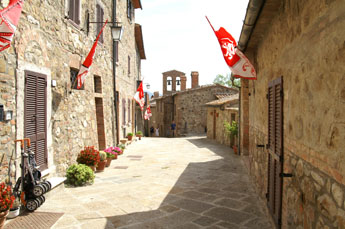 Oude centrum van Contignano